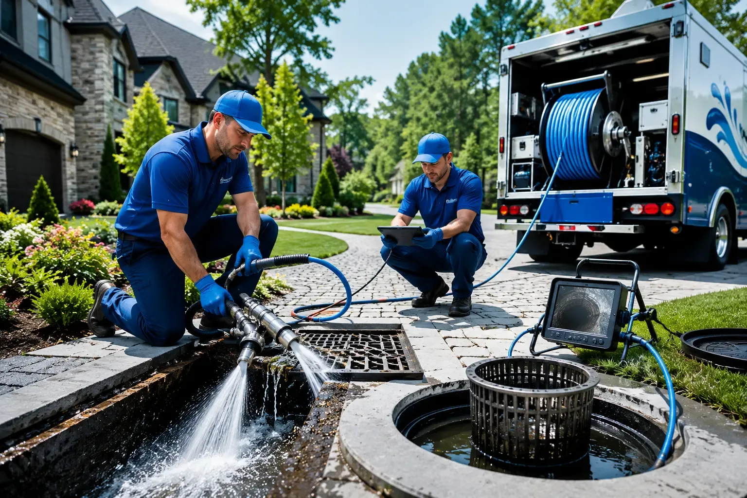 Local outdoor drain cleaning professionals in Rhodelia, KY
