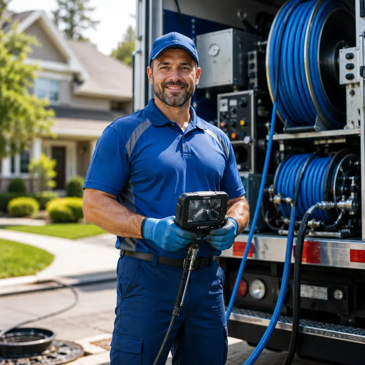 Local outdoor drain cleaning specialists in Rhodelia, KY